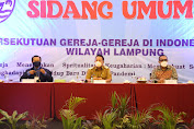 Buka Sidang Umum VI Persekutuan Gereja-Gereja Indonesia Wilayah Lampung, Gubernur Arinal Ajak Para Pengurus Menjaga Kondisi Daerah yang Harmonis, Damai dan Tenteram