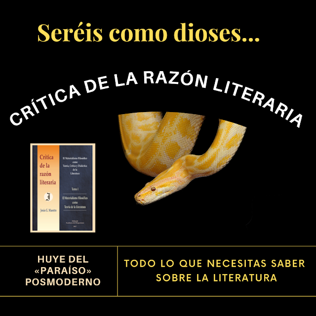 Jesús G. Maestro, Crítica de la razón literaria