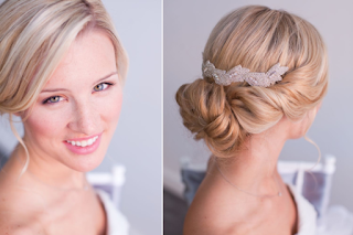updo wedding hairstyle for vintage brides own