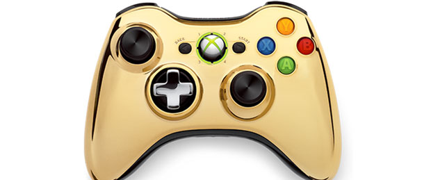 Gold Chrome Xbox 360 Controller Unveiled