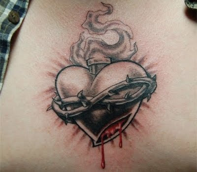 Sacred Heart Tattoo Pictures