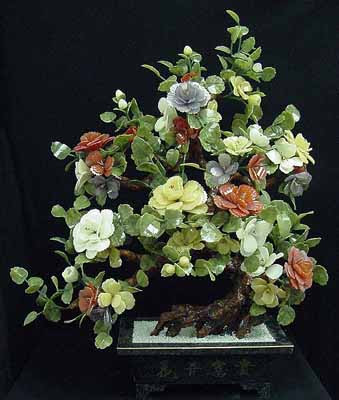 Jade Flowers Bonsai, flower, bonsai
