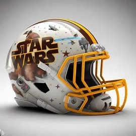 Wyoming Cowboys Star Wars Concept Helmet