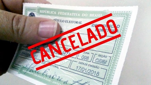 Justiça eleitoral cancela 2,4 milhões de títulos; eleitores não foram aos três últimos pleitos