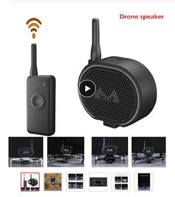 Drone Speaker Megaphone for Drone camera Aerial Broadcasting With A Loudspeaker 1200m Control Distance