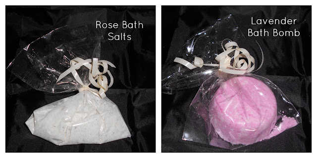 bath bombs and bath salts