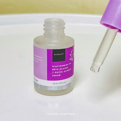 Scarlett Niacinamide 5% + Beta Glucan & 7 Phyto Extract Serum review