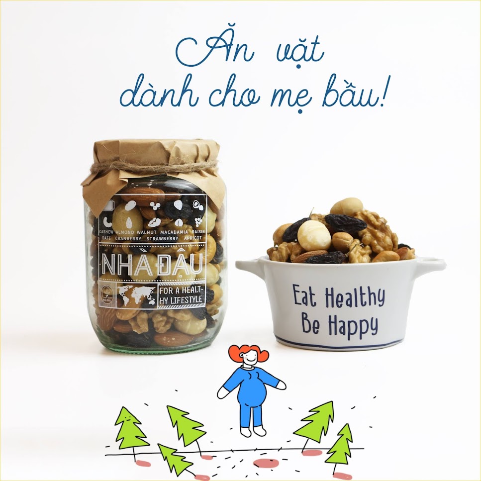[A36] Tích cực ăn hạt dinh dưỡng giúp bổ sung Axit folic cho Bà Bầu