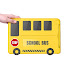 Writing Board And Drawing For Kids school Bus - 12 Inch - Yellow