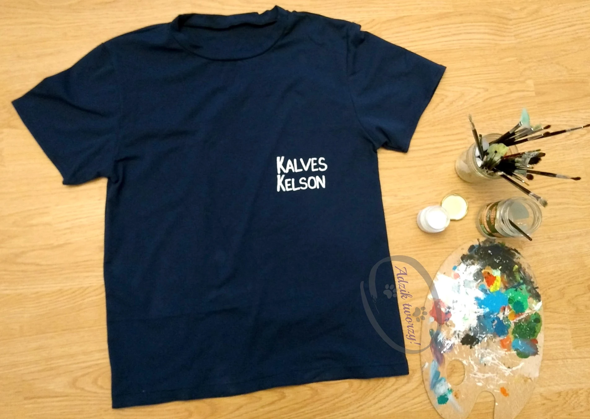 Jak uszyłam chłopakowi t-shirt DIY (t-shirt Kalves Kelson) - Adzik tworzy