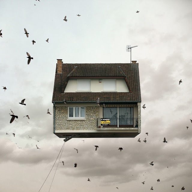 Flying Houses, Casas voladoras que muestran la otra cara de París