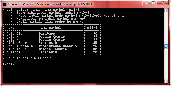 Membuat Tabel Relasi Database di XAMPP Menggunakan MySql 