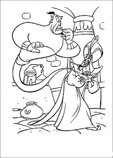 Ginny and Jafar coloring page