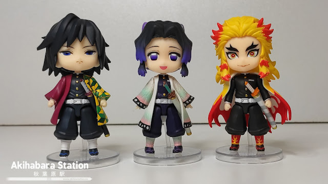 Review de los Figuarts Mini de Tomioka, Shinobu y Rengoku de Kimetsu no Yaiba - Tamashii Nations