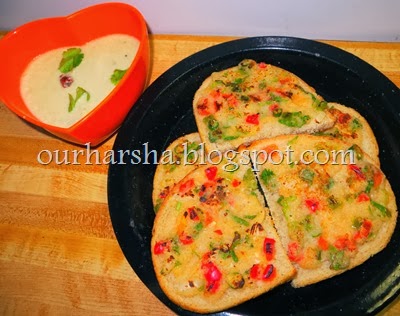 Bread Uttapam -Semolina Toast  (10)