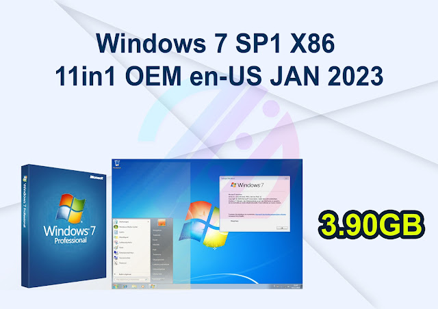 Windows 7 SP1 X86 11in1 OEM en-US JAN 2023