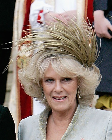 royal wedding hats. Camilla Parker on her Wedding