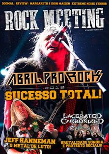 Rock Meeting 44 - Maio 2013 | TRUE PDF | Mensile | Musica | Metal | Rock | Recensioni
Rock Meeting é una revista digital criada em 2009 com o objetivo de movimentar a cena de Rock underground de Alagoas. Atualmente, é conhecida nacional e internacionalmente.