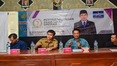 Legislator H. Toto Purwanto Sandi Sosialisasikan Perda No 2 Tahun 2021 Penyelenggaraan Perlindungan Pekerja Migran Asal Jabar