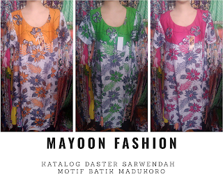  DASTER  SARWENDAH  MOTIF BATIK  MADUKORO