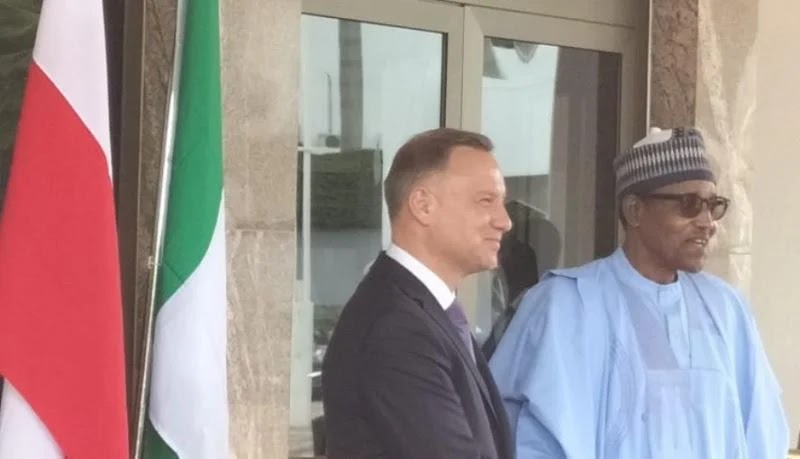 Muhammadu Buhari holds bilateral talks with Polish president in Abuja