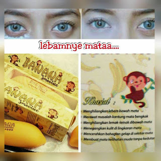 BANANA SMOOTIEE EYEBAG FOOD