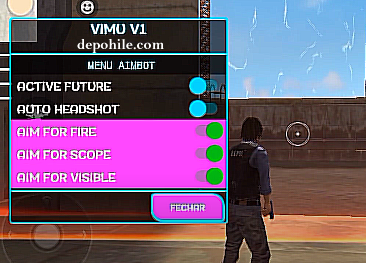 Free Fire 1.100 Vimu v1 Menu Headshot Hilesi İndir Android