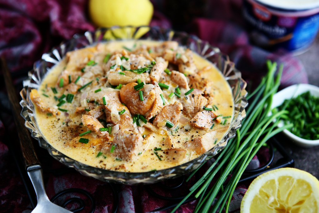 Creamy Chanterelles