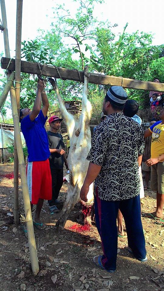 Kurban Idul Adha 2015 di Masjid Darussalam Desa Lebakwangi