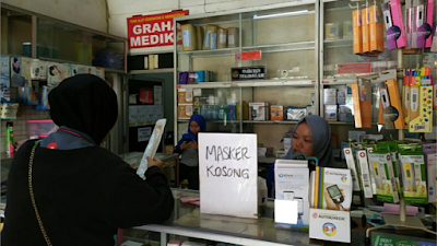 Masker di Palembang Mulai Langka 