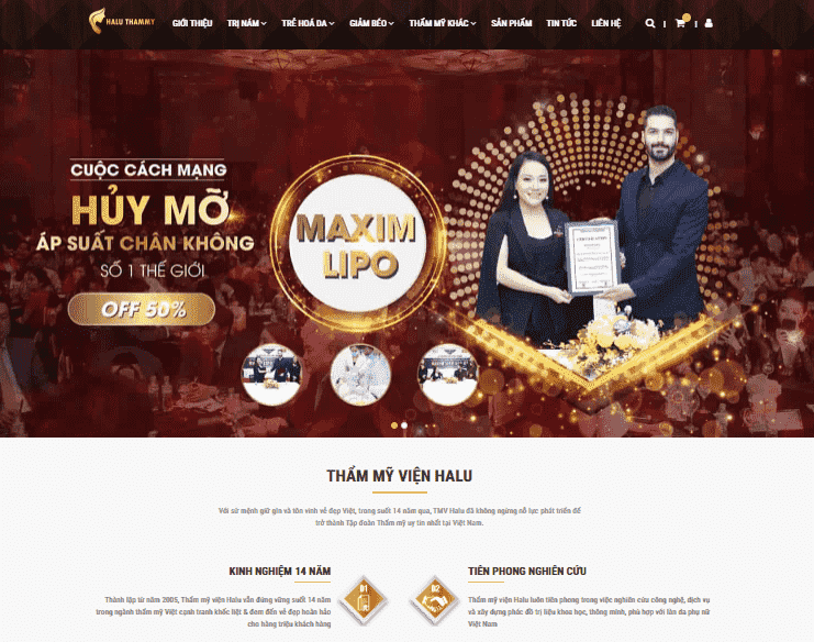 Template blogspot thẩm mỹ viện