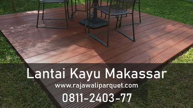 Jual lantai kayu parket Makassar