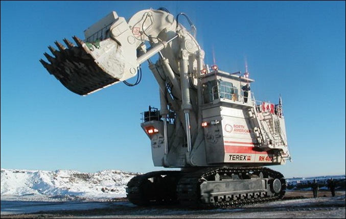 TEREX RH400 worlds largest hydraulic shovel 13