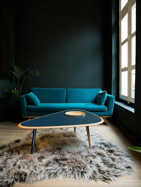 table-bleue-moderne