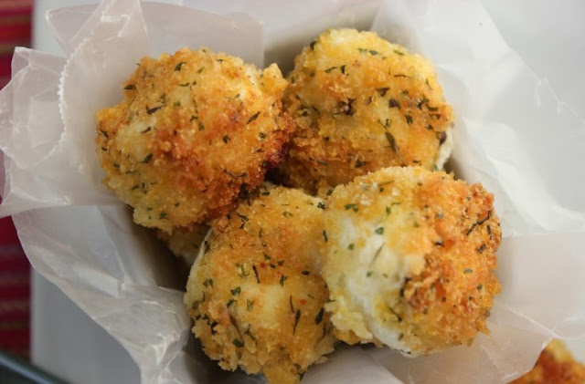 Baked Goat Cheese Balls #cheese #appetizer