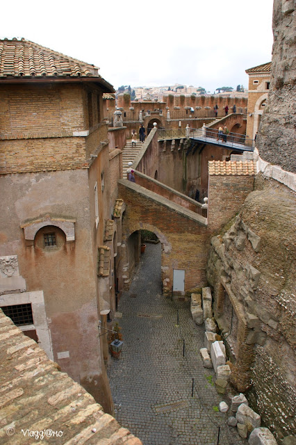 Corridoi nel cortile interno di Castel Sant'Angelo