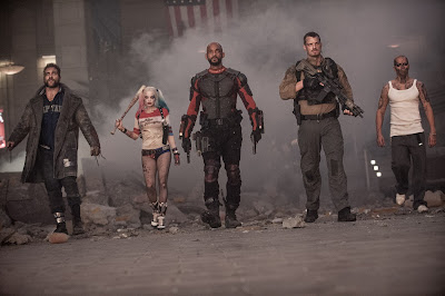 Will Smith, Jai Courtney, Margot Robbie and Joel Kinnaman in Suicide Squad
