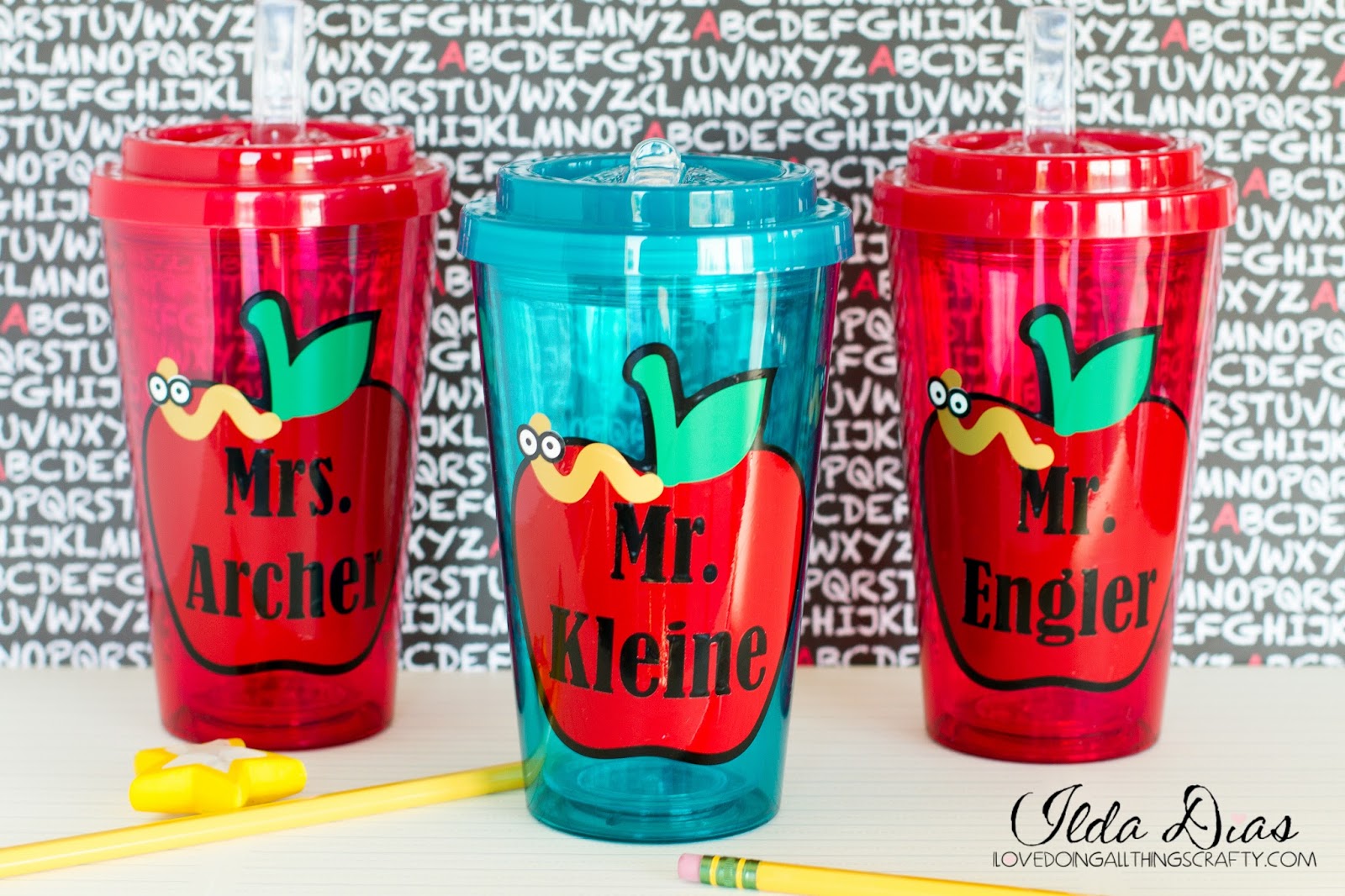 Download I Love Doing All Things Crafty: Personalized Teacher Tumblers