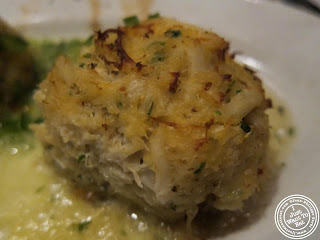 Crab cakes at Ruth's Chris Steakhouse in NYC, New York