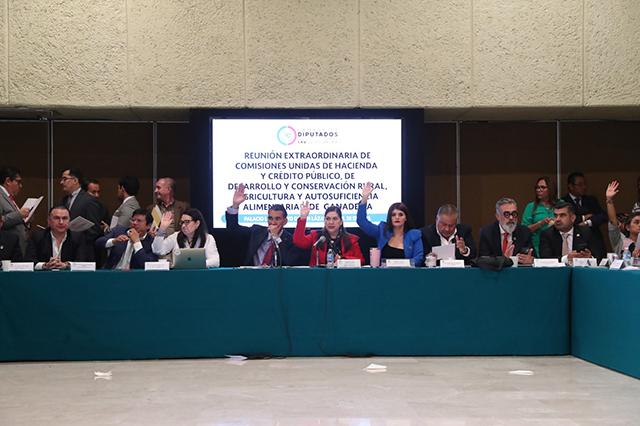 Avalan en Comisiones Unidas dictamen que extingue a Financiera Rural