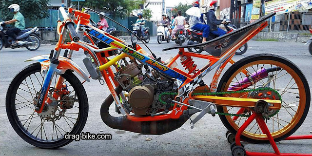 100 Foto Gambar Modifikasi NINJA R Drag Bike Racing Tercepat 