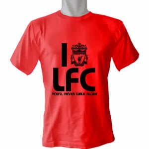 Kaos Liverpool FC 010 I Love LFC | Jual Kaos Online