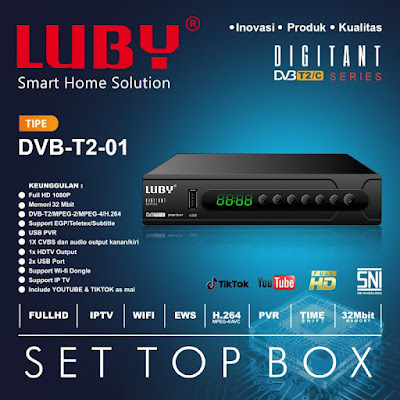 Harga Set Top Box Tv Digital Luby DVB-T2-01