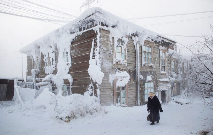 Oymyakon  a cidade mais fria do mundo nas fotos de Amos Chapple