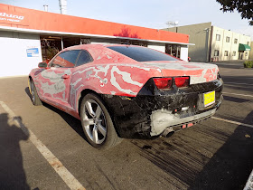 Chevy Camaro before paint at Almost Everything Auto Body.