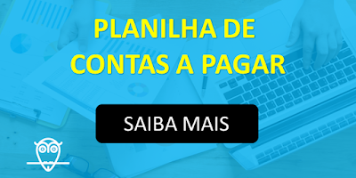 Planilha de Contas a Pagar em Excel