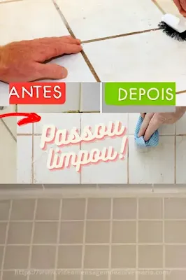 Receita caseira para limpar azulejos e rejuntes encardidos Simples, Fácil e Rápido sem esforço fica perfeito.