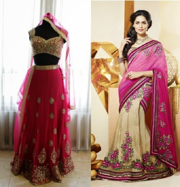 Pink Lehenga Choli