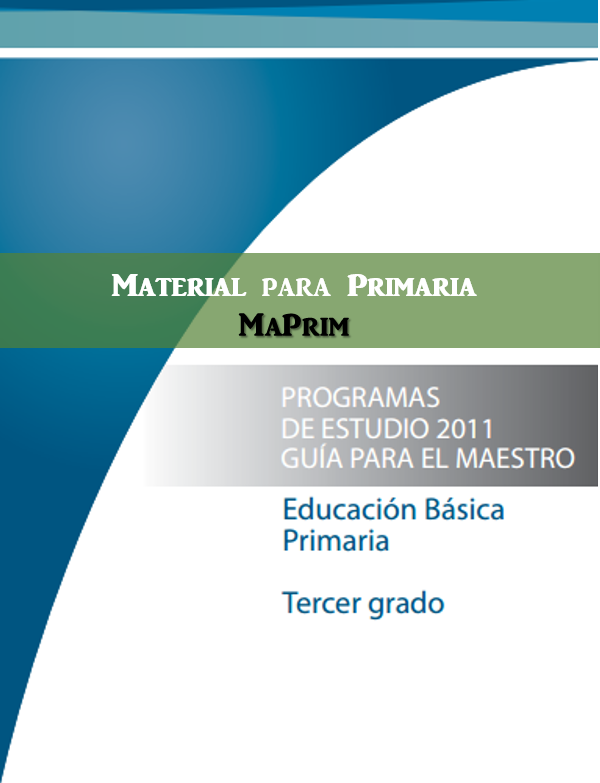 Programa de Estudios 2011 para Tercer Grado