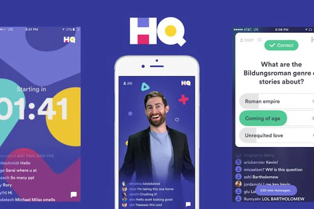 Game Kuis Android Paling Seru  HQ Trivia